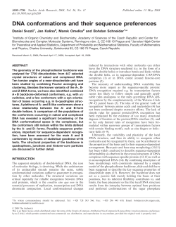 Svozil et al. Nucleic Acids Research, 36, 3690