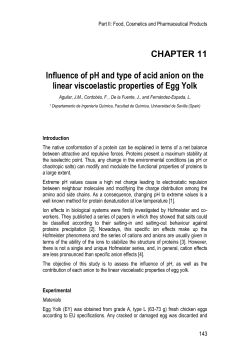 CHAPTER 11 Influence of pH and type of acid anion on the