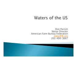 Waters of the US