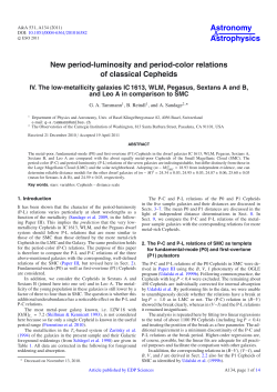New period-luminosity and period-color relations of classical