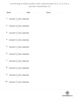 Converting a mixed number with a denominator of 2