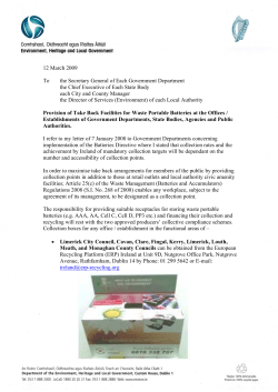 S 12 March 2009 To the Secretary General of Each Government