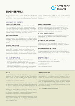 Engineering - Enterprise Ireland