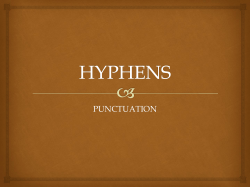 PUNCTUATION