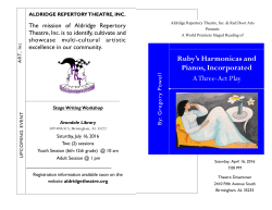 Ruby`s Harmonicas and Pianos - Aldridge Repertory Theatre, Inc