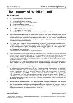 The Tenant of Wildfell Hall