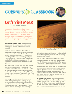Let`s Visit Mars! - Five Star Publications, Inc.
