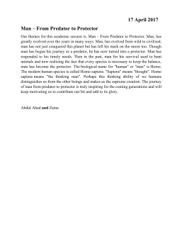 From Predator to Protector