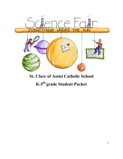 Elementary Science Fair Packer 2017