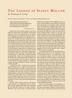 Text of The Legend of Sleepy Hollow