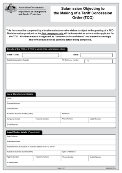 B444 - Department of Immigration and Border Protection