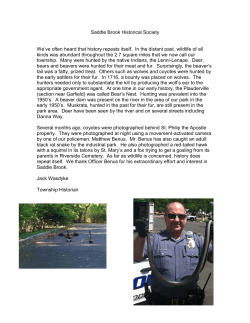 July 2013 - Township of Saddle Brook