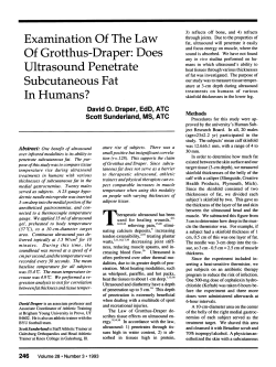 Of Grotthus-Draper: Does