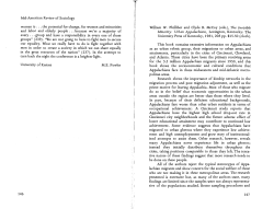 Minority: Urban Appalachians, Lexington, Kentucky: The