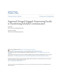 Engrossed, Enraged, Engaged: Empowering - Purdue e-Pubs