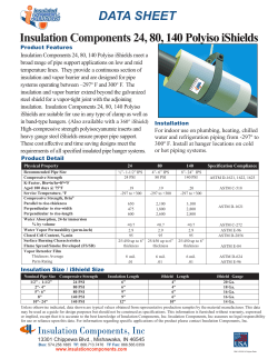 IC 24-80-140 Polyiso iShield - Insulation Components, Inc.
