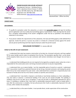 Initi al to the le eft of each s DISCLOS statement: SURE STATE