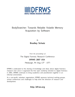 BodySnatcher: Towards Reliable Volatile Memory Acquisition