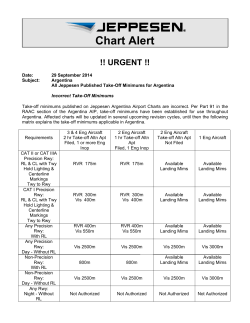 Chart Alert for Argentina Take-Off Minimums