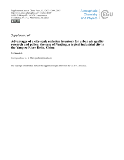 Supplement - Atmos. Chem. Phys