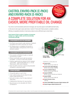 A COmPLETE SOLuTION FOR AN EASIER, mORE