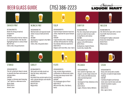 BEER GLASS GUIDE