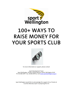 100 Ways to raise money