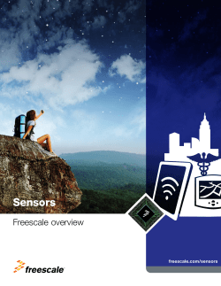 Sensors Freescale Overview