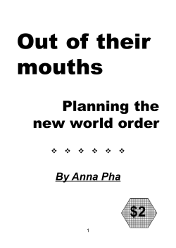 Out of their mouths - Communist Party of Australia