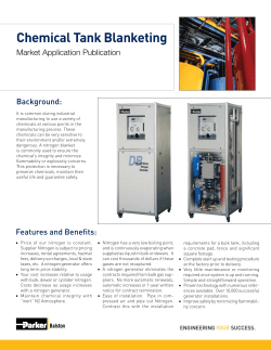 Chemical Tank Blanketing - Parker Balston Nitrogen Generators