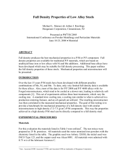 Higher Density and Higher Performance by Single Pressing and