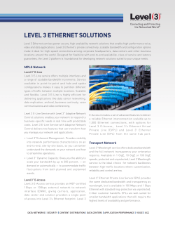 level 3 ethernet solutions