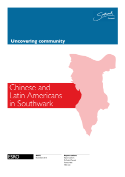 Chinese and Latin Americans in Southwark