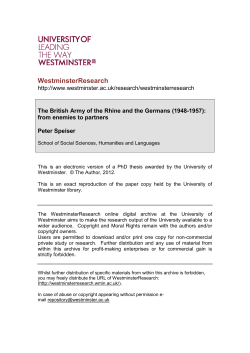 - WestminsterResearch
