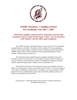 ASMPC Elections - Monterey Peninsula College