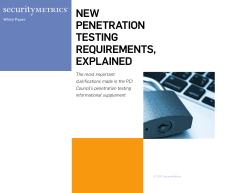 new penetration testing requirements, explained