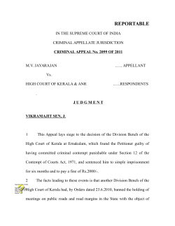 reportable - Supreme Court of India