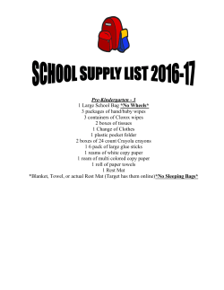 Pre-Kindergarten - 3 1 Large School Bag *No Wheels* 3 packages