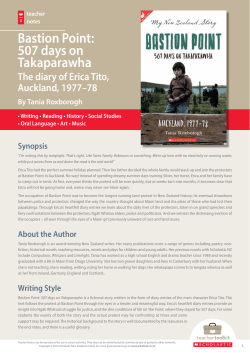 Bastion Point: 507 days on Takaparawha