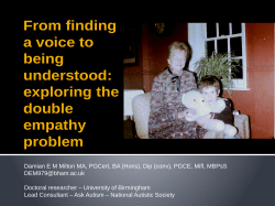 double empathy problem