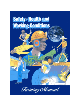 Safety-Health and Working Conditions