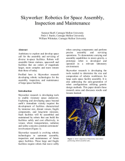 Skyworker: Robotics for Space Assembly, Inspection and Maintenance