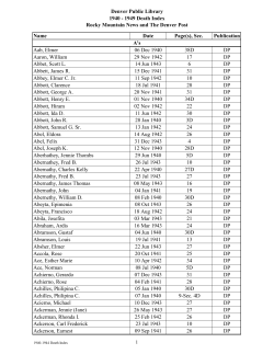 1940-1944 - Denver Public Library