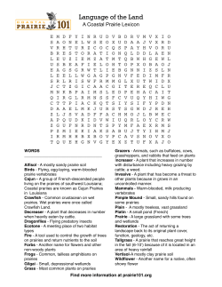 CP101 - Language of the Land