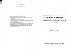 The Robot in the Garden - Art, Technology, and Culture Colloquium