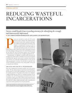 Reducing Wasteful incaRceRations