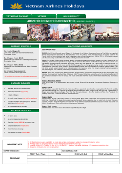 4d3n ho chi minh cuchi mytho [ arr/dep : saigon ]
