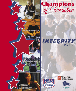Integrity - Champions of Character