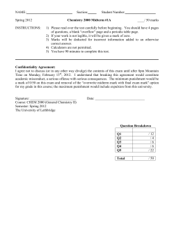 Answers - U of L Class Index