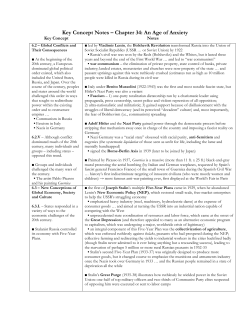 Chapter 34 KC notes - Newsome High School